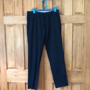 Haggar men’s slim straight iron free premium khaki